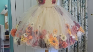 Making a Flower Fairy Dress - Part one