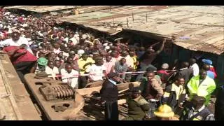 8 People Injured In Kibera Train Crash