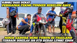 GEGER🔴Lagi2 Ebon Pecahkan Rekor 10.8 Detik NINJA 155 Std Bebas 402 M feat TEKNO TUNNER FINAL IDC