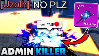 Admin Killer Combo, BUT With NEW Fox Lamp In PVP... (Blox Fruits)