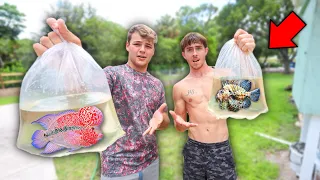 1v1 CRAZIEST FISH CHALLENGE! (Buy or Catch)