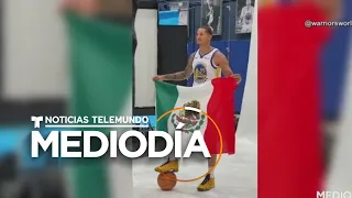 Jugador mexicano en la NBA para los Warriors de California | Noticias Telemundo