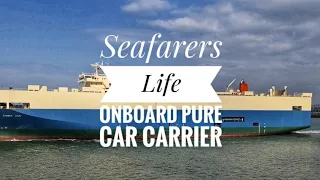 April 27, 2020 life of a seafarer  on board car carrier ship