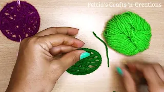 How to Make Mini Dream Catcher / Old Bangle Reuse Idea / Woolen Craft Idea #dreamcatcher #craftidea