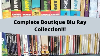 Complete Boutique Blu Ray collection! Criterion, Indicator, Arrow, Kino Lorber and more...