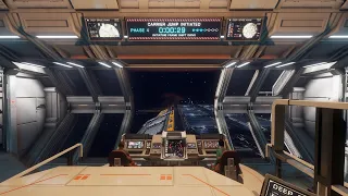 Elite: Dangerous Odyssey: Victory-Class Fleet Carrier Interior Jump