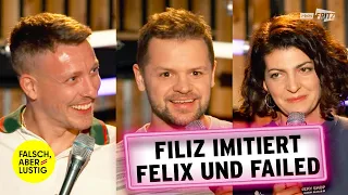 Filiz Tasdan ist Felix Lobrecht-Double | falsch, aber lustig | Hans Thalhammer, Moritz Neumeier