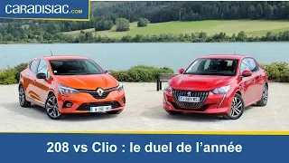 Comparatif -   La nouvelle Peugeot 208 (2019)  défie la Renault Clio 5