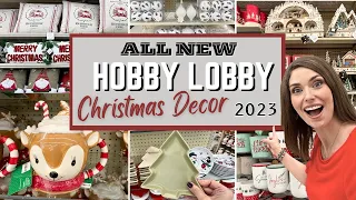 ALL NEW HOBBY LOBBY 2023 CHRISTMAS DECOR | CHRISTMAS SHOP WITH ME | HOLIDAY DECORATING IDEAS