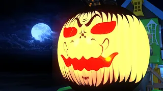 Scary pumpkin train - Toy Factory Halloween Trains for Children