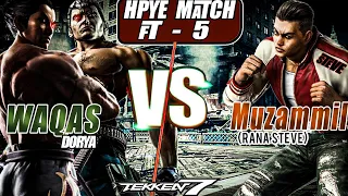 #Tekken7#Bryan#Kazuya#Stevefox#Ranasteve Tekken 7 | Waqas Dorya(kazuya,Bryan) vs Muzammil (Steve)