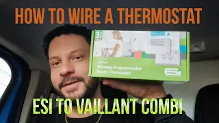 Simple Esi Wireless Thermostat Installation Guide For Combi Boiler | How To