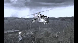 Call Of Duty 4 Remastered Warfare - All Ghillied Up - Alternate Paths - Destroying Helicopter