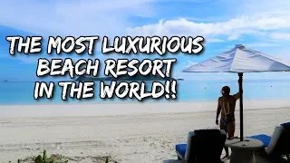 #1 MOST LUXURIOUS BEACH RESORT IN THE WORLD (AMANPULO, PHILIPPINES) | Vlog #179