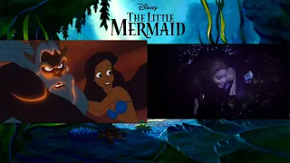 The Little Mermaid - Grotto Scene (ITA) (Comparison Animated vs Live Action)