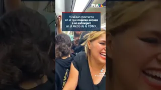 El momento en el que un extranjero fue acosado en el vagón exclusivo para mujeres del Metro CDMX