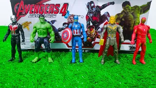 Marvel Spider Man Toy Collection unboxing, Captain America, Iron Man, ASMR Toys
