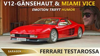 Ferrari Testarossa - V12-Gänsehaut & Miami Vice - Emotion trifft Humor in Norwegen | Garagengold