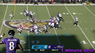 Carolina Panthers vs. Baltimore Ravens 2022 Week 11 Game Highlights 1 minute Drill Baltimore Ravens