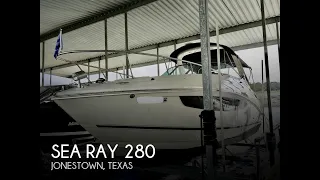 [UNAVAILABLE] Used 2016 Sea Ray 280 SunDancer in Jonestown, Texas