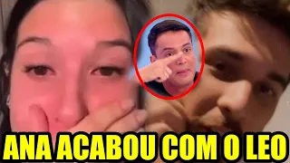 ANA CASTELA SE REVOLTA E ACABA COM LEO DIAS APÓS ELE DIVULGAR PIVÔ DO SEU TÉRMINO COM GUSTAVO MIOTO