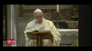 Dall'Altare di San Giovanni Paolo II, nella Basilica Vaticana, Santa Messa di Papa Francesco