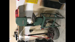 Converting a wood cutting bandsaw to a metal cutting bandsaw