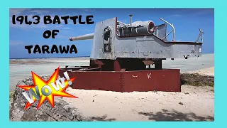 KIRIBATI: Japanese sites from 1943 WW2 BATTLE OF TARAWA (Pacific) #ww2 #kiribati