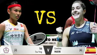 Wow! Carolina MARIN vs Tai Tzu Ying | Great Match badminton World