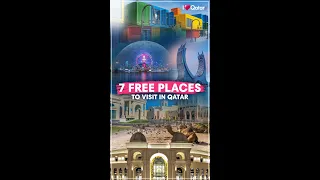 Top 7 free places to visit in Qatar #shorts