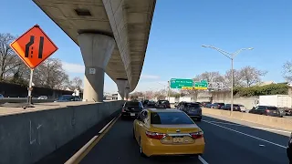 Driving from JFK Airport to Manhattan