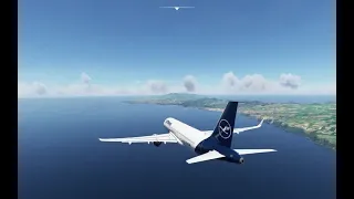 Microsoft Flight Simulator 2020 - Landing at LPPD ( Ponta Delgada, Azores)