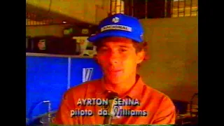 Ayrton Senna Narra Volta GP Brasil 1994.