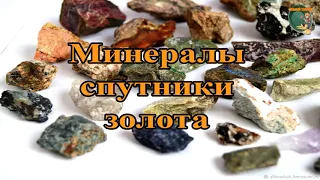 Минералы спутники золота. Minerals companions of gold