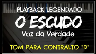 🎤 O Escudo (PLAYBACK LEGENDADO no Piano - TOM ORIGINAL “D”) Voz da Verdade, by Niel Nascimento