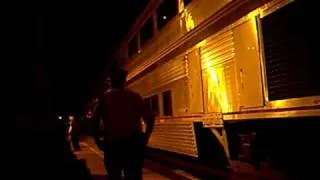 Amtrak Southwest Chief arriving in La Plata, Mo