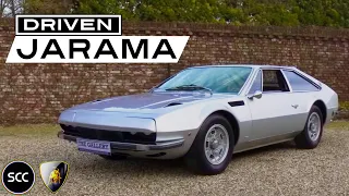 LAMBORGHINI 400GT | 400 GT JARAMA 1972 - Test drive in top gear - V12 Engine sound | SCC TV