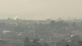 Smoke billows as strikes hit Gaza's Rafah | AFP