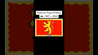 Historical Flags Of Wales 🏴󠁧󠁢󠁷󠁬󠁳󠁿 || 567 — 2022 #changes #education #flags #history #wales