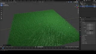 How to make grass in Blender