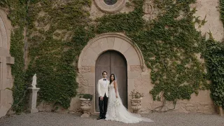 An Elegant Destination Wedding at Castell Sant Marçal, Barcelona / Morgan & Robert