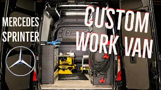 Mercedes Sprinter Work Van Build #modulsystem