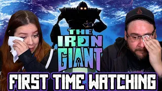 The Iron Giant (1999 Director's Cut) Movie Reaction | His FIRST TIME WATCHING | Tears are flowing!