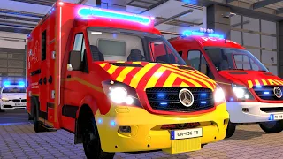 Emergency Call 112 - French Ambulance Responding! 4K