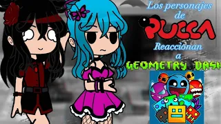 💫THE PUCCA CHARACTERS ✨️(NICOLE AGAIN. ..) REACTS💞 TO GEOMETRY DASH🤍 (ORIGINAL?)