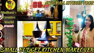 Small Indian Kitchen Tour| How to organise small Indian Kitchen|Make small kitchen look spacious|