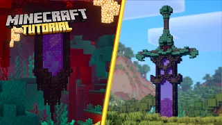 How to build a Nether Sword Portal in Minecraft | 1.16 Tutorial