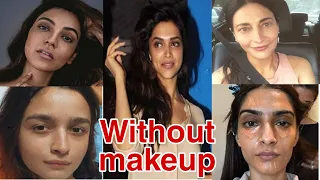 Bollywood actress with makeup, without makeup images ,deepika padukone, kajol,kareena.....