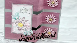 Anleitung Fun Fold Card Gänseblümchentraum Stampin'Up!