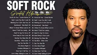 Lionel Richie, Michael Bolton, Phil Collins, Bee Gees,Eagles,Foreigner📀Soft Rock Ballads 70s 80s 90s